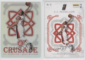 2016-17 Panini Excalibur Crusade Silver CJ McCollum #12