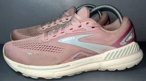 Brooks Adrenaline GTS 23 Women’s Size 9.5 Running Shoes Pink Blue 1203811B667 - Picture 1 of 7