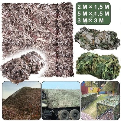 Tarnnetz Flecktarn Bundeswehr Armee Netz Tarnung Jagd Outdoor Dekonetz Camping - Bild 1 von 4
