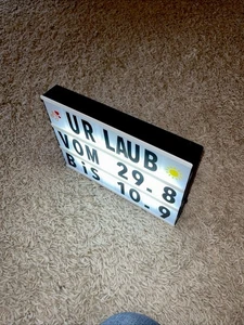 LED Lichtbox, Light Box, Leuchtkasten Buchstaben, Zahlen Werbung Geburtstag Top - Bild 1 von 12