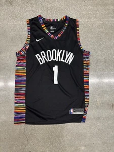 D'Angelo Russell #1 Brooklyn Nets City Edition Nike Swingman Trikot Gr. 50 P18732 - Bild 1 von 3