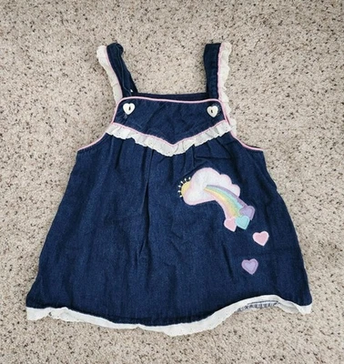 Vestido bebé Health Tex vintage arco iris talla 12 meses Foto 1 de 4
