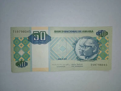 Angola 50 Kwanzas 2010 Excellent Condition Banknote (aUNC) Foreign Paper Money - Image 1 of 2