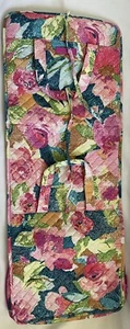 Vera Bradley Hanging Organizer Roll Up Superbloom Makeup Bag 29” X 11” - Picture 1 of 12