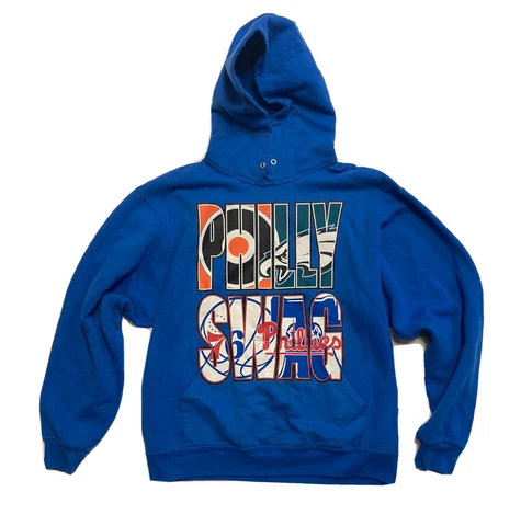 Philly Swag Hoodie Sweatshirt Phillies 76ers Eagles Flyers Men’s Medium NBA NFL Cover