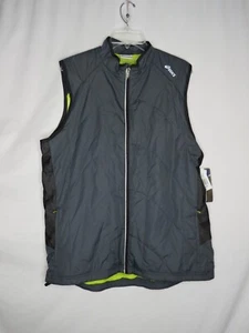 NWT ASICS FLINT/BLACK EXCELLOFT HYDROLOGY CHILL OUT VEST SZ L #Y895 - Picture 1 of 2