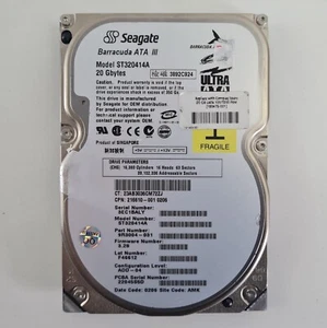 Seagate Barracuda ATA III 20GB IDE 3.5" 7200RPM HDD - ST320414A - Afbeelding 1 van 2