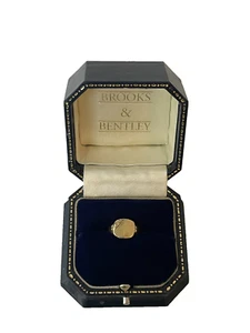 1989 Vintage Signet Ring 9ct Gold Ring - Size H - Picture 1 of 14