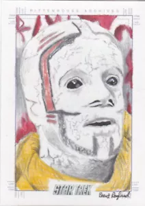 Carta da disegno Star Trek Inflexions ST Beyond SketchaFEX Nibirian di Brent Ragland - Foto 1 di 1