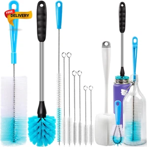 Bottle Brush Tube Cleaning Lab Set with Long Handle Cup Cleaner for Washing N... - Picture 1 of 3