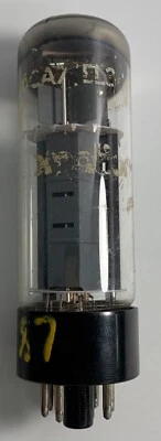 Raro tubo Mullard/IEC EL34 6CA7 único "INTERNACIONAL" Foto 1 de 4