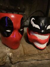 Marvel Comics Venom And Deadpool Coffe Mugs