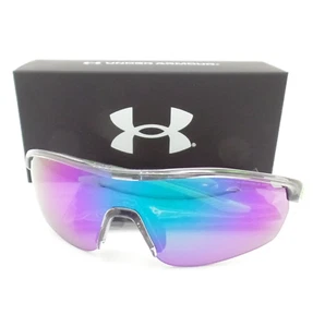 Under Armour Gametime Jr Youth 7001 KB7Z9 Grey Green Multi Sunglasses Authentic - Picture 1 of 3