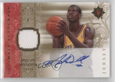 2006-07 Ultimate Collection Jersey Auto Relic 47/75 Marvin Williams #AU-MW