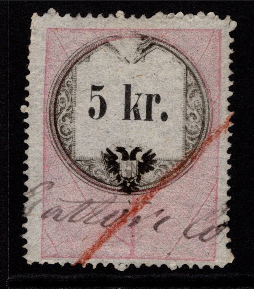 Papel Blanco Lombardía Venetia 5k Rosa Usado Perf 15 - S36146 Foto 1 de 1