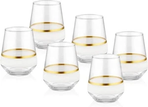 THE MIA SNOW LOT DE 6 VERRES A WHISKY NEUF - Picture 1 of 1