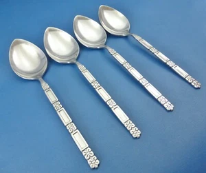 4 Community MADRID No Black Soup Spoons 6-7/8" - Stainless Oneida - UnK - Picture 1 of 6