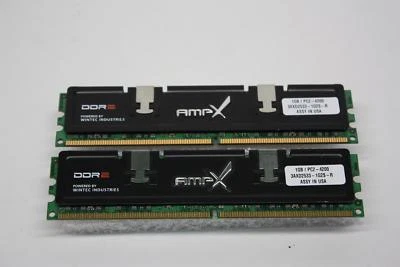 WINTEC INDUSTRIES AMPX  3AXD2533-1G2S - 2GB (2X1GB) PC2-4200 - Image 1 of 4