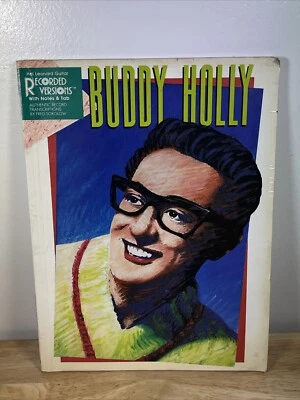 Hal Leonard Buddy Holly Guitar Tab Songbook With Notes And Tablature 1989. - Image 1 of 2