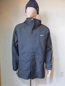 Patagonia Men's Tres 3-in-1 Parka Super Warm Winter Down Coat Jacket Black - Picture 1 of 12