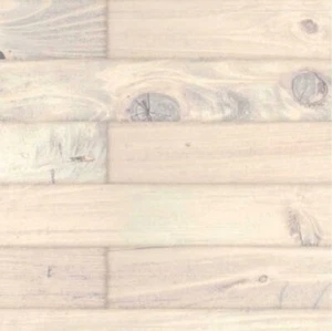 Dolls House White Washed Old Floorboards Miniature Flooring Gloss Card Sheet - Picture 1 of 8