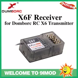 DUMBORC X6F X6FG 2.4G 6CH Radio Control Receiver for Domborc RC X6 Transmitter - Picture 1 of 8