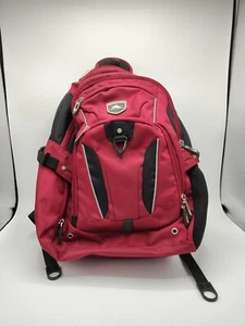 High Sierra Access Laptop Backpack, Crimson/Black, One Size *VGC* FREE SHIPPING! - Picture 1 of 3