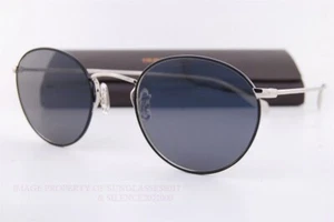 Brand New Oliver Peoples Sunglasses Coleridge Sun 1186S 5306R5 Black-Silver/Grey - Picture 1 of 7