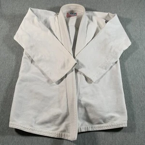Fuji Kimono Gi Uomo A4 Bianco Jiu Jitsu Giacca BJJ Arti Marziali Uniforme Top - Foto 1 di 11