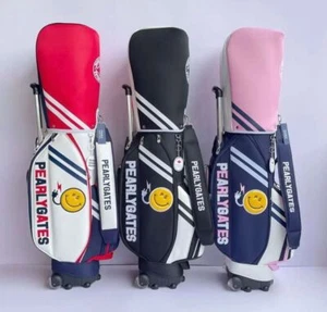 Pearly Gates Caddie Bag Caster type caddie bag 3color japan - Picture 1 of 9