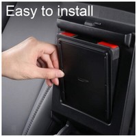 Fit For Tesla Model 3 Y Center Console Organizer Tray Armrest Hidden Storage Box