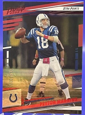 2022 PANINI PRESTIGE XTRA POINTS RED PARALLEL #131 PEYTON MANNING #d/449 - Image 1 of 2