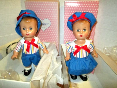 Effanbee Candy Kid Twins Boy & Girl 11" Vinyl Dolls NIB * READ - Image 1 of 4
