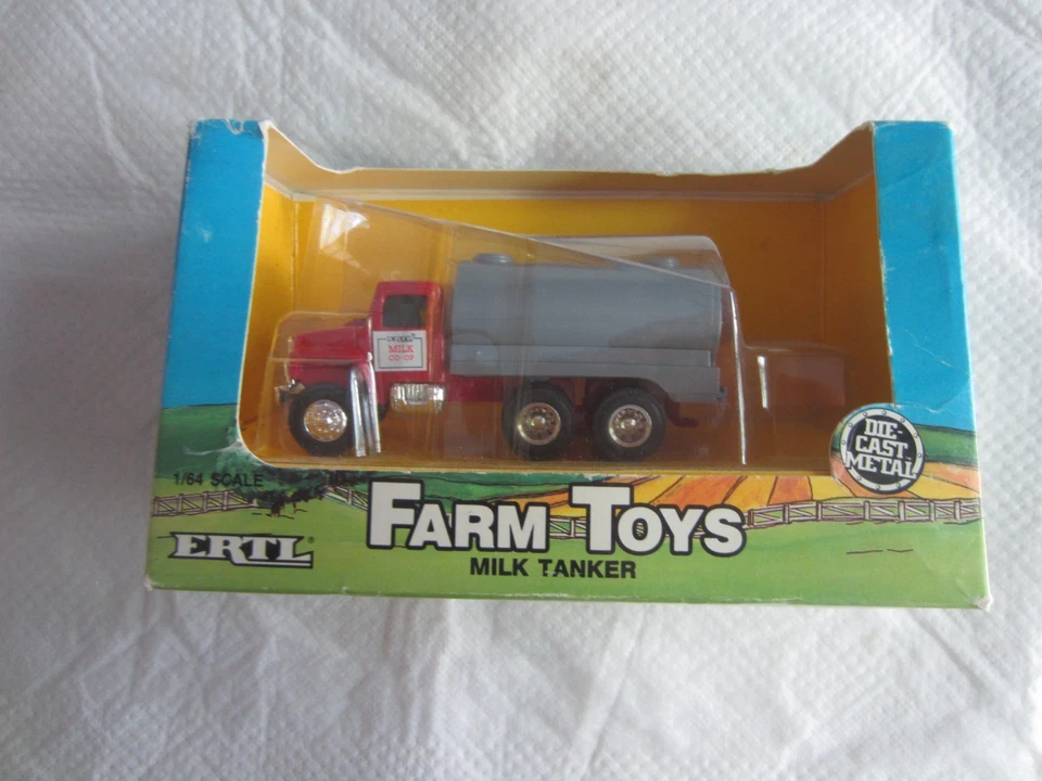 Ertl 648 1 64 Farm Toys Milk Tanker
