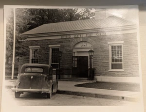 Photo 1936 Packard license #177247 in Front of Crossville Tenn US Post Office - Picture 1 of 2