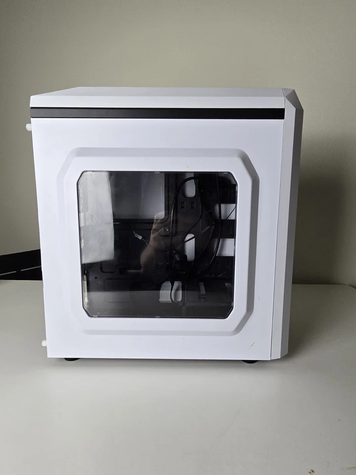DIYPC DIY-F2-W White SPCC Micro ATX Mini Tower Computer Case - Image 1 of 4