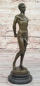 Escultura de Bronce, Estatua Hecha a Mano Arte Gay Edición Coleccionista Hombre Desnudo Gay Venta - Imagen 1 de 10