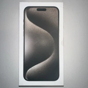iPhone 15 Pro Max Noir Titane 256 Go - Boîte vide seule - Photo 1 sur 10