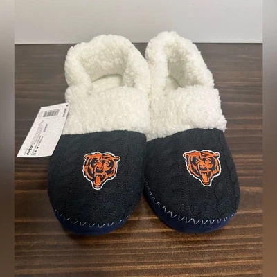 FOCO Chicago Bears Mocasín Zapatillas Equipo Colores NFL Para Mujer XL (11-12) NUEVO Foto 1 de 4