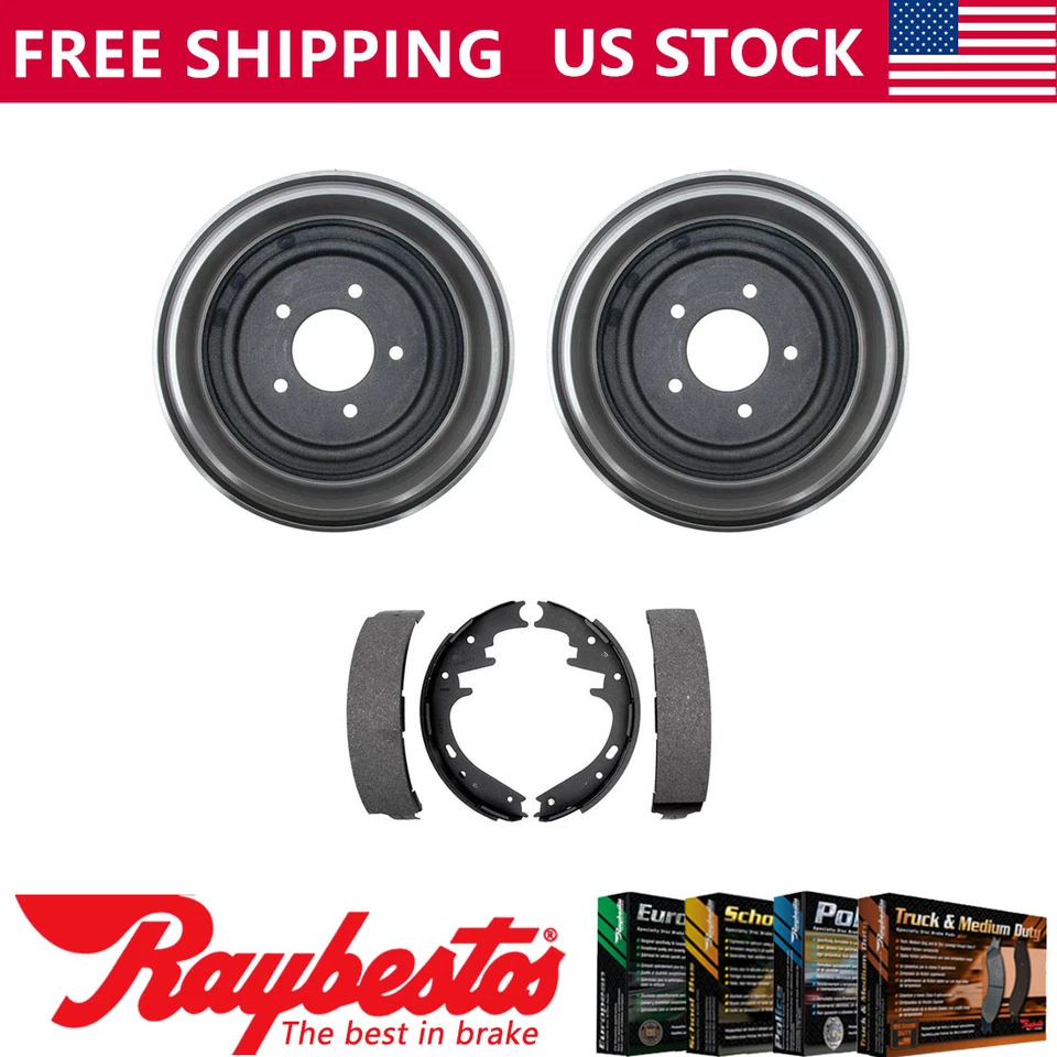 Kit de tambores de freno traseros y zapatas de freno para Ford F-150 1997-2000 - Raybestos Foto 1 de 4