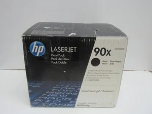 GENUINE HP CE390XD (90X) DUAL PACK TONER CARTRIDGES - Zdjęcie 1 z 2
