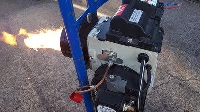 Beckett AF 10 Mobile Home Oil Furnace Burner 2 1/4" tube Nordyne  2 lines Foto 1 de 4