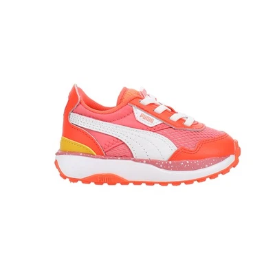 Zapatillas informales PUMA Cruise Rider Brain Freeze sin cordones para niñas pequeñas naranjas Foto 1 de 4