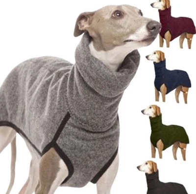 Winter Hundekleidung Rollkragen Pulli für Galgo Windhund Whippet Greyhound - Bild 1 von 4