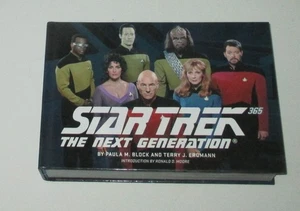 Star Trek Next Generation 365 Hardcover Book Block Eromann Full Color Photos - Picture 1 of 1