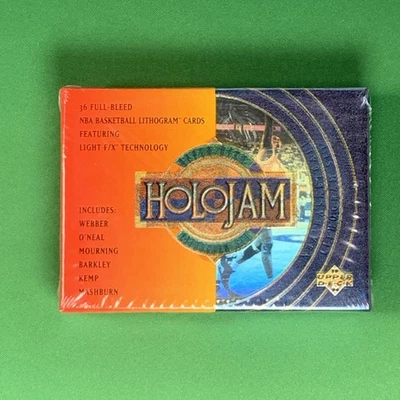 Juego de 36 cartas con litograma Holojam de la NBA Upper Deck 1994 Michael Jordan Shaq NUEVO sellado Foto 1 de 4