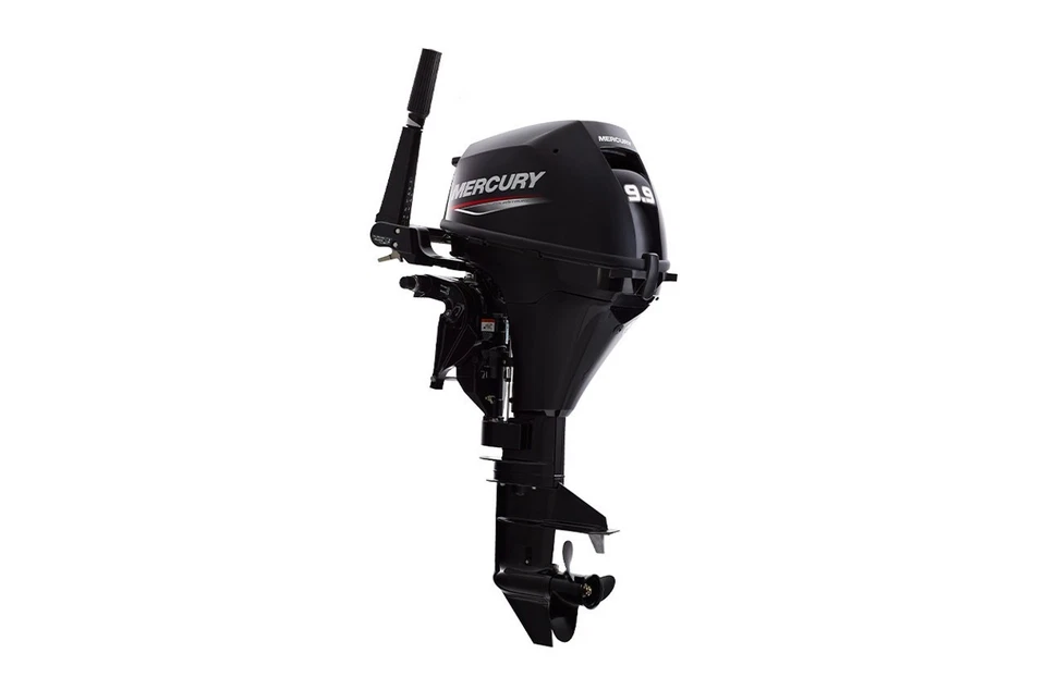 Mercury 9.9 HP Four Stroke Tiller Outboard 15" shaft ME 9.9 EH Foto 1 de 1