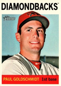 2013 Topps Heritage #304 - Paul Goldschmidt - Arizona Diamondbacks 13-195 - Picture 1 of 2