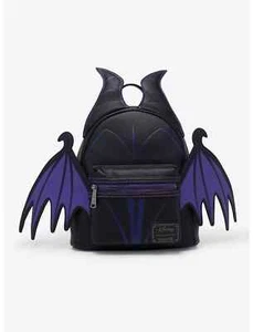 Loungefly Disney Sleeping Beauty Maleficent Figural Mini Backpack - New - Picture 1 of 4