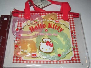 SANRIO HELLO KITTY COOKIE CUTTER SET PLASTIC IN POUCH 2003 VINTAGE CHINA NWT - Picture 1 of 4